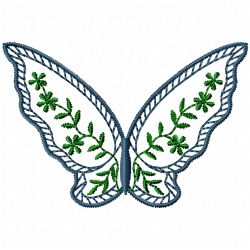 Butterfly Embroidery Design 11